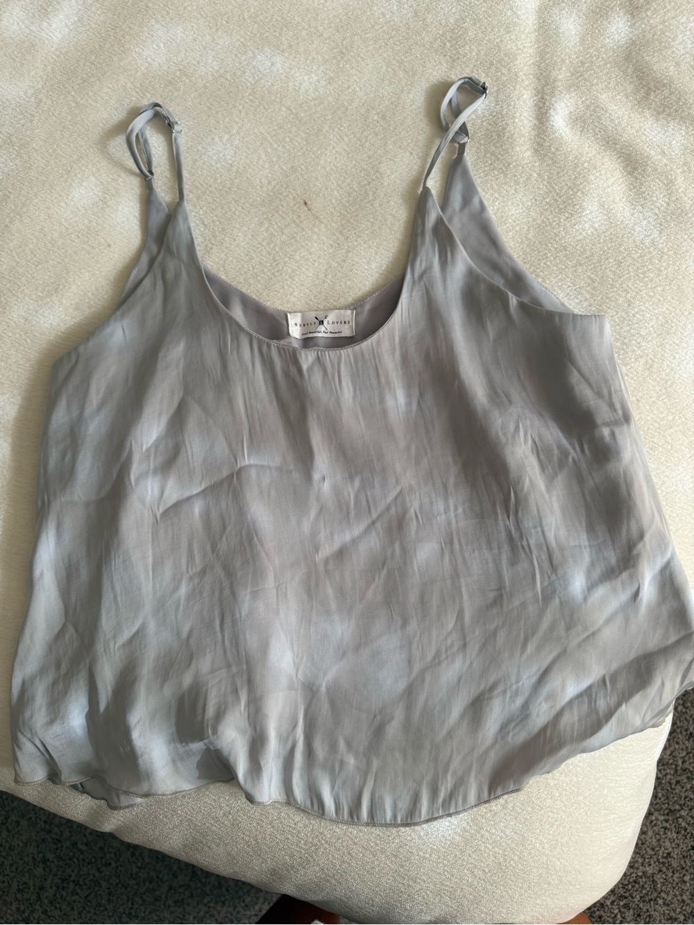 BOUTIQUE Silver Silk Cami